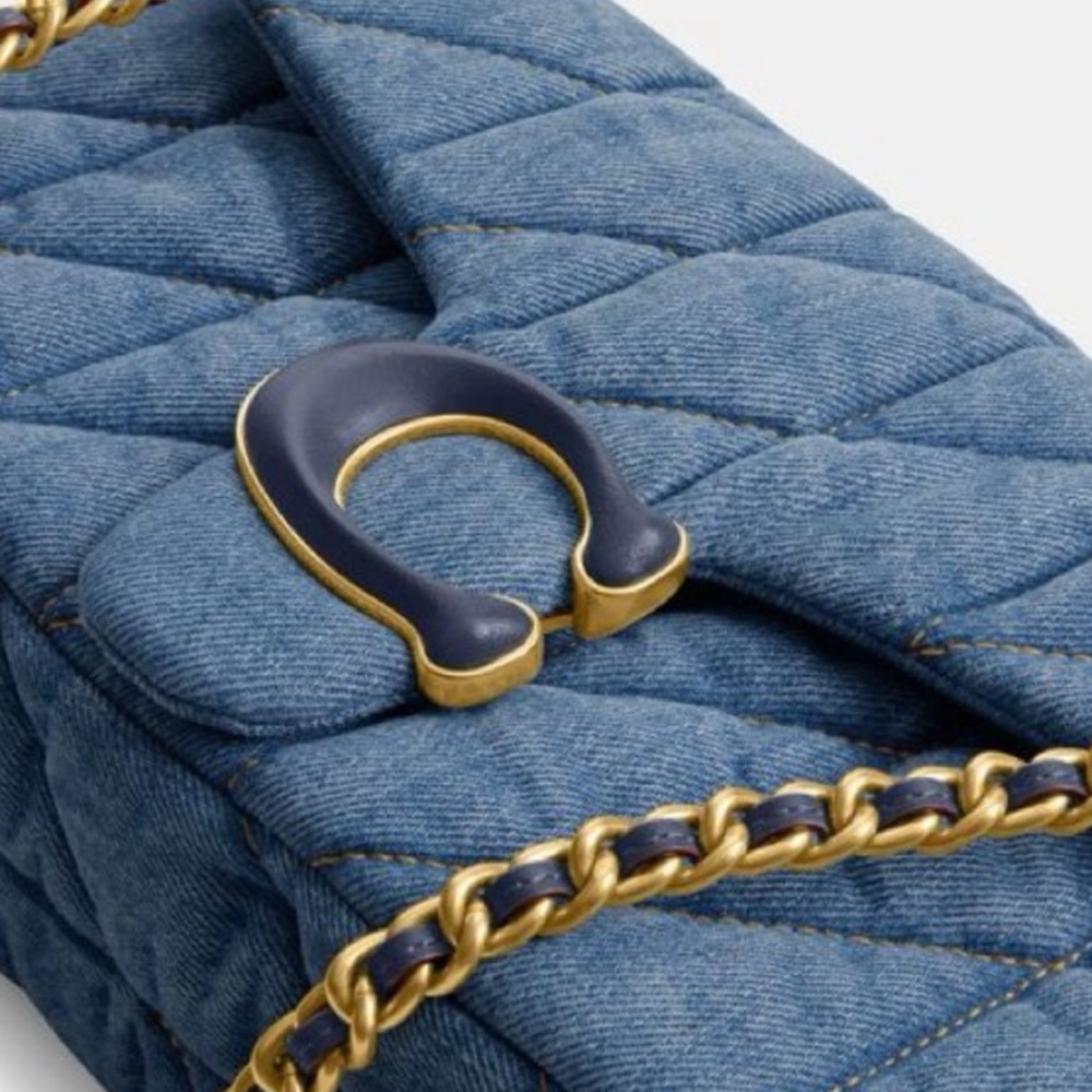 COACH Tabby 26 Quilted Denim